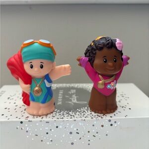 Little people swimmer/gymnast duo